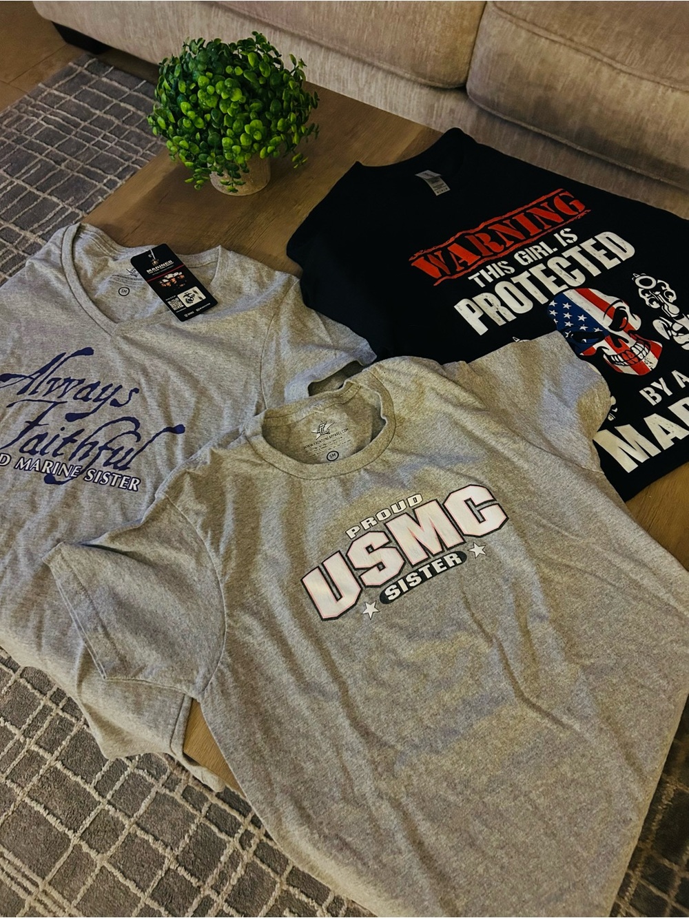 3 USMC Proud Sister Tee - Shirts & Tops